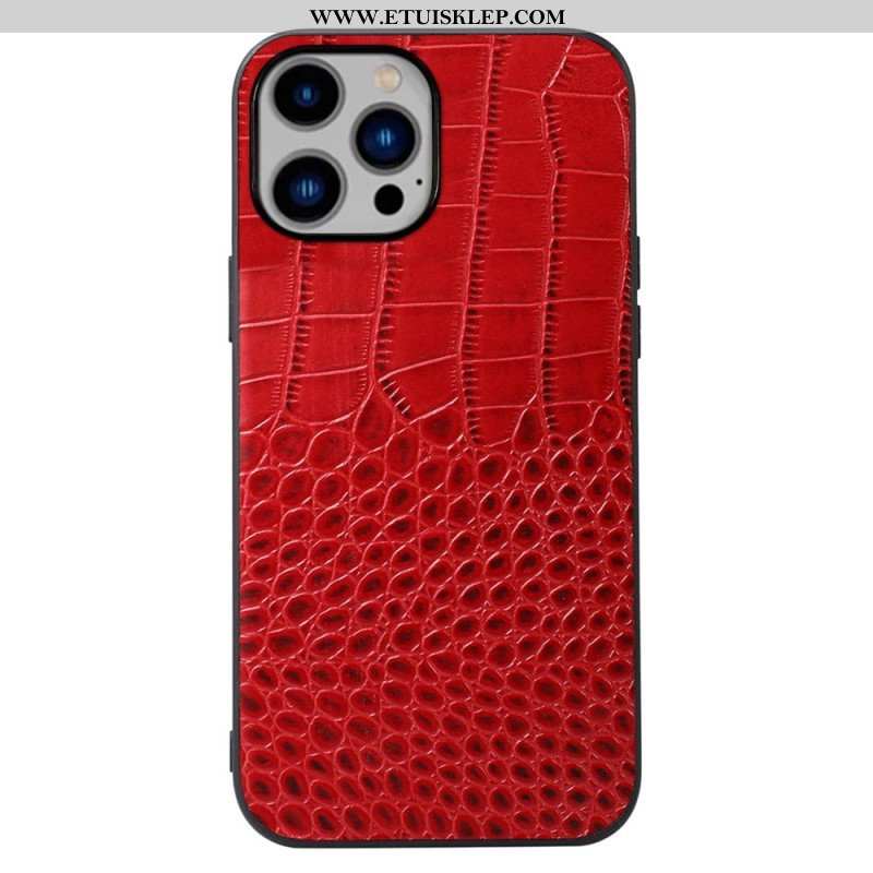 Etui do iPhone 14 Plus Oryginalna Skóra Krokodyla